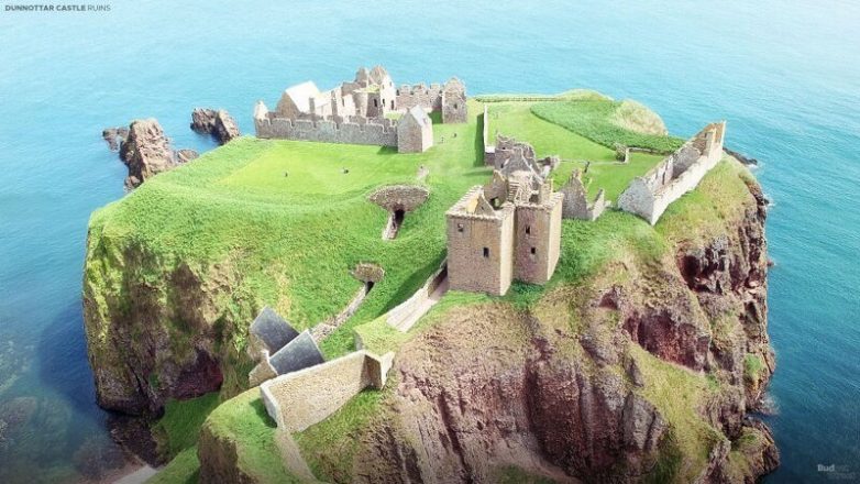 Как выглядели легендарные европейские замки до того, как стали руинами
