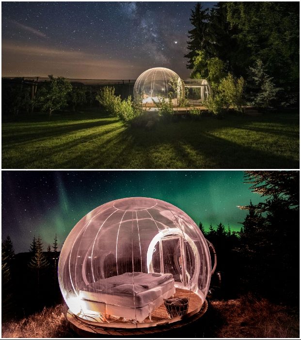 Уникальный отель-пузырь в Исландии
