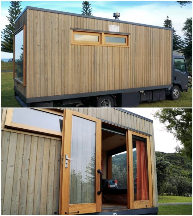 Новозеландка превратила новый грузовик в дом для путешествий