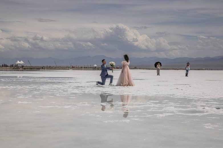Зеркало неба: озеро Чака — солёная достопримечательность Китая