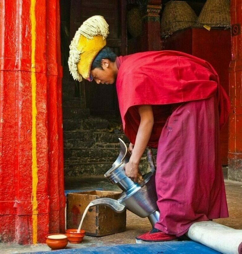 14 колоритных снимков, рассказывающих о необычной жизни на Тибете