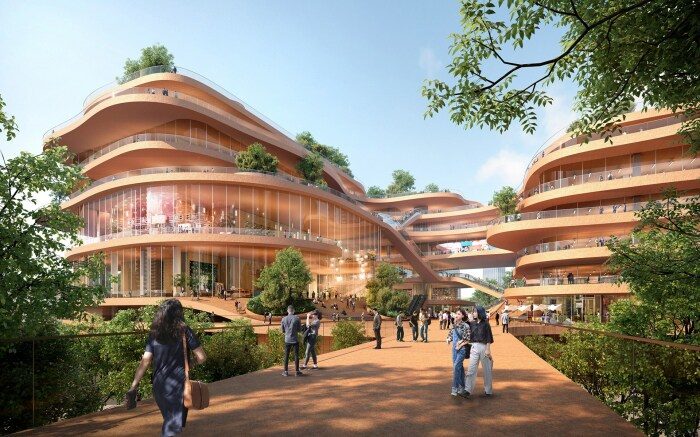 В Китае строят ультрасовременный студенческий город-сад