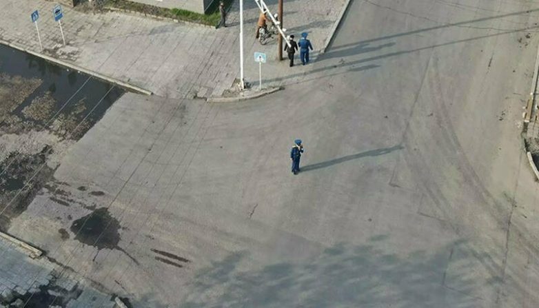 Китайский дрон сфотографировал улицы Северной Кореи
